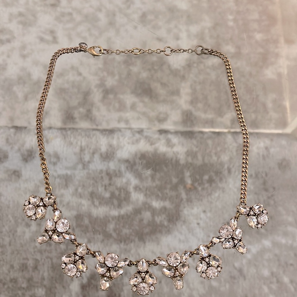 J crew diamond necklace